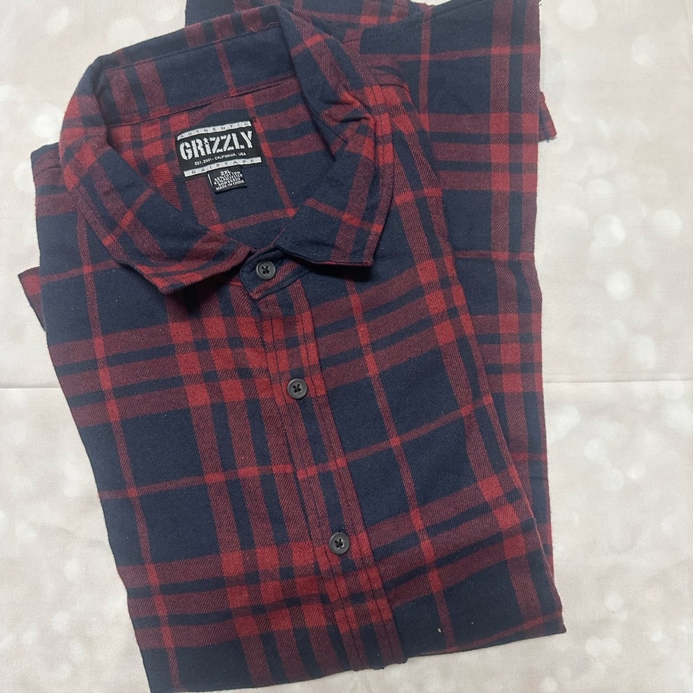 Grizzly Long Sleeve Button Down Shirt